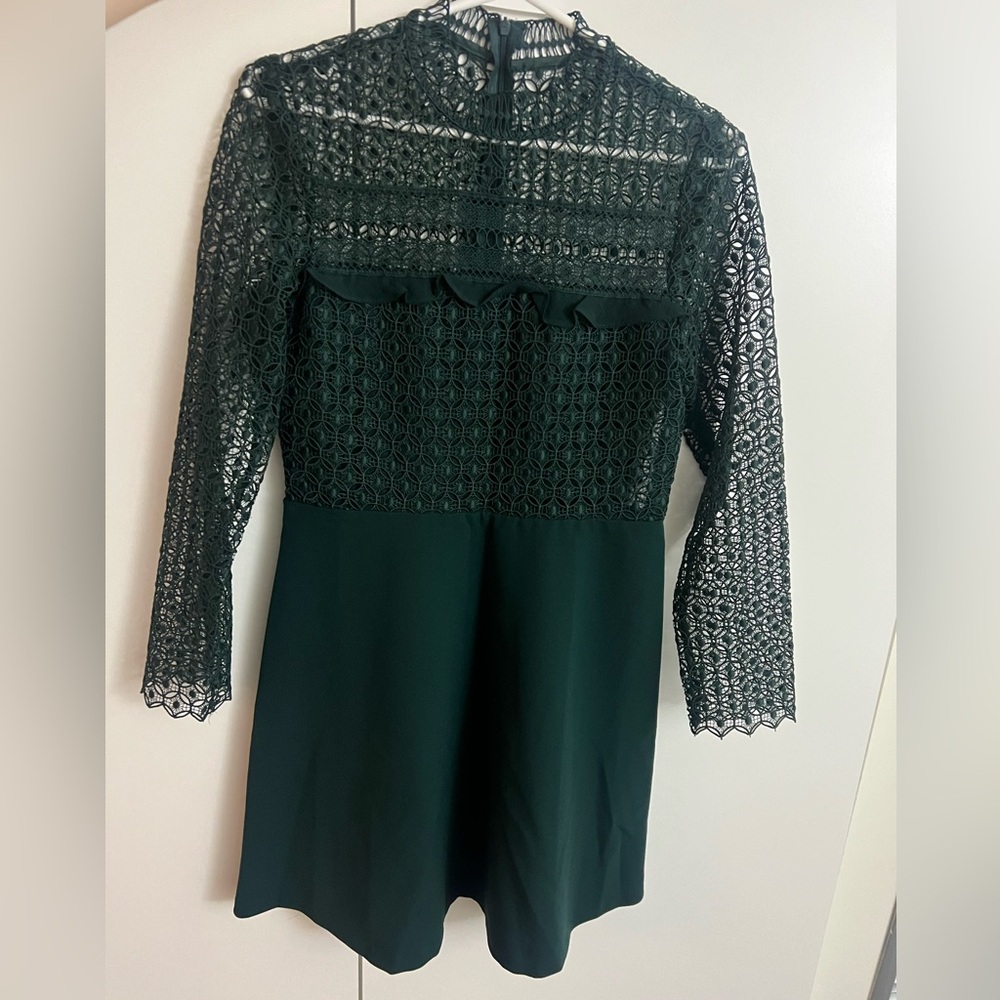 Lace green dress from Korea